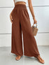 Perfee Wide Leg Pants with Pockets - Odaingerous